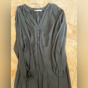 Zara Black  V-Neck Maxi dress